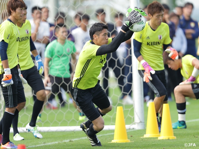 Japan National Team short-listed squad GK training camp Day 2