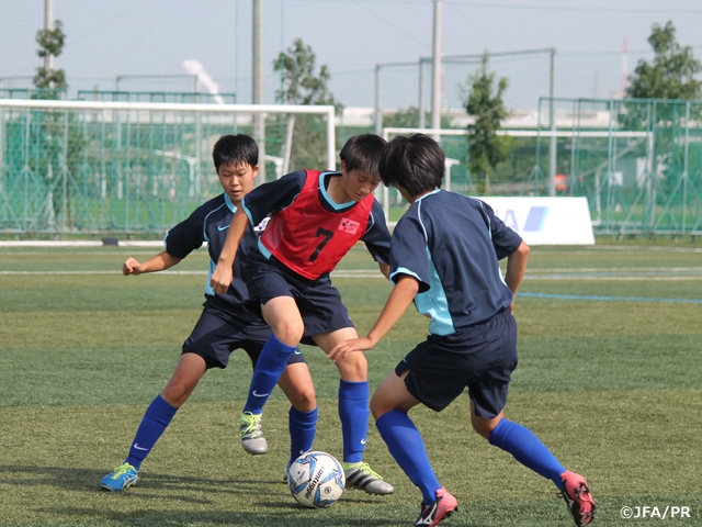 JFA Elite Programme U-14 Japan Women's Selection finish six-day Japan-Korea exchange programme