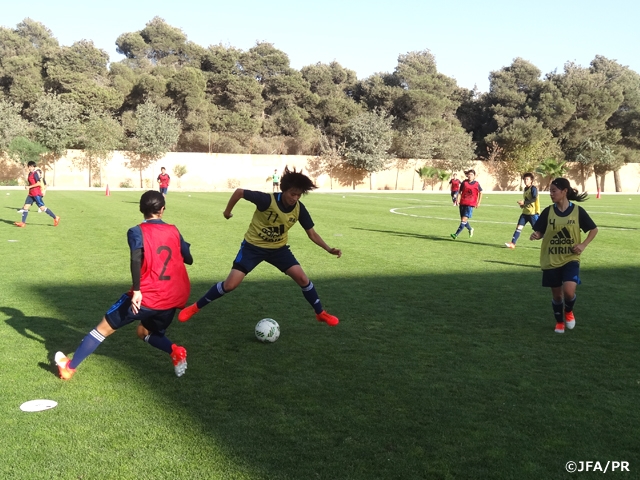 U-17 Japan Women’s National Team prepare for the U-17 World Cup Final in Jordan and participate in cultural exchange with local students