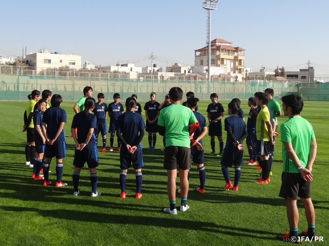 U-17 Japan Women’s National Team had a final preparation for the Final of the FIFA U-17 Women’s World Cup Jordan 2016