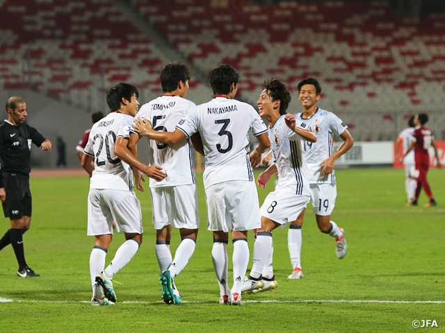 U-19 Japan National Team beat Qatar to top group in AFC U-19 Championship Bahrain 2016