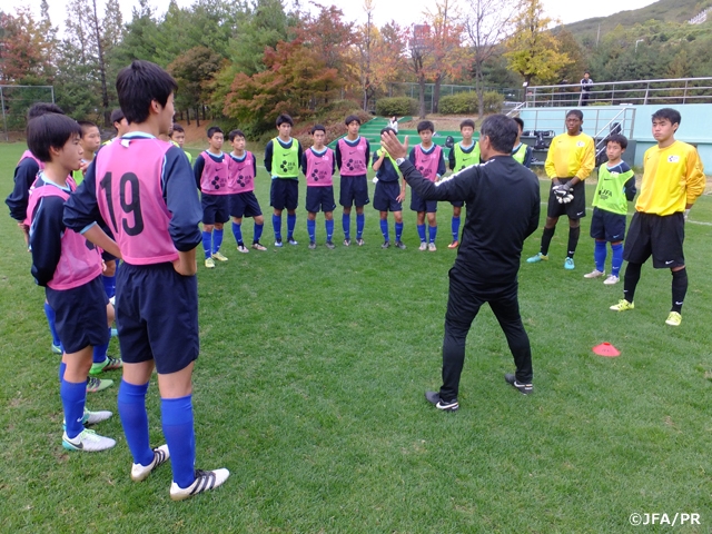 JFAエリートプログラム U-14韓国遠征 ～ＪＯＣ日韓競技力向上スポーツ交流事業～ がスタート