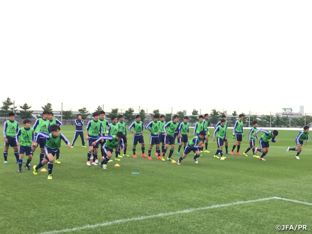 U-16 Japan National Team short-listed squad kicked off training camp in Osaka