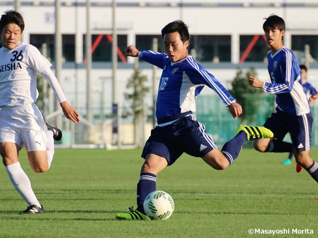 U-16 Japan National squad beat Riseisha High School at Osaka training camp