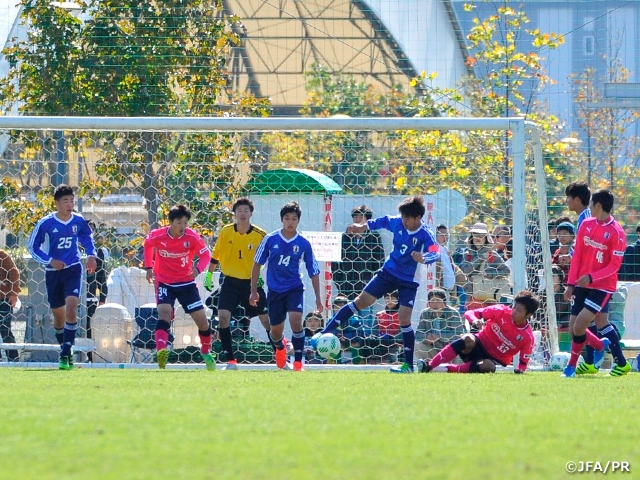 U-16日本代表候補 大阪トレーニングキャンプ最終日に練習試合を実施