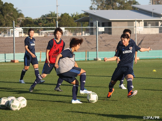 U-20日本女子代表　FIFAU-20女子ワールドカップパプアニューギニア2016を目前に控え、オーストラリアで直前合宿スタート