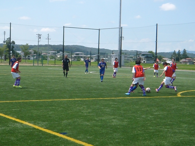 JFAレディース／ガールズサッカーフェスティバル 山形県米沢市の米沢市営人口芝サッカーフィールドに、531人が参加！