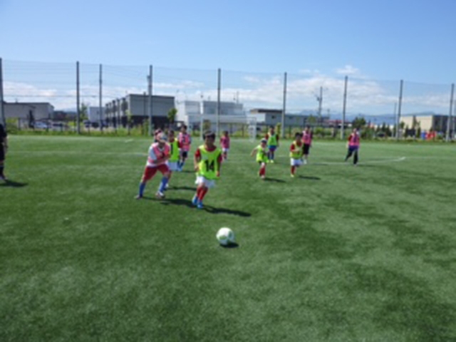 JFAチャレンジドサッカーフェスティバル 北海道札幌市の札幌市東雁来公園人工芝サッカー場（東）に、157人が参加！