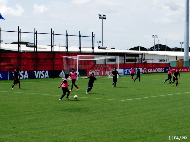 U-20日本女子代表　FIFA U-20女子ワールドカップ　初戦に向け、実戦形式の練習で最終確認