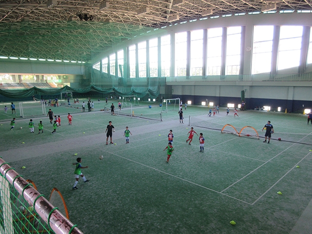 JFAキッズ（U-10）サッカーフェスティバル 山形県天童市の山形県総合運動公園　屋内多目的コートに、172人が参加！