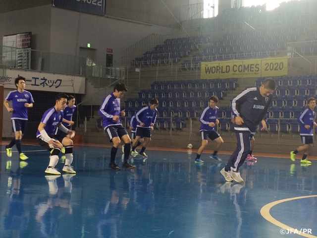 U-19フットサル日本代表候補トレーニングキャンプ　先週に続き名古屋で始まる