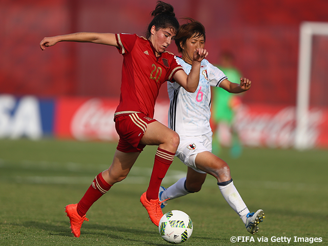 U-20日本女子代表、スペインに0-1で敗れる～FIFA U-20女子ワールドカップ パプアニューギニア2016　グループステージ第2戦～