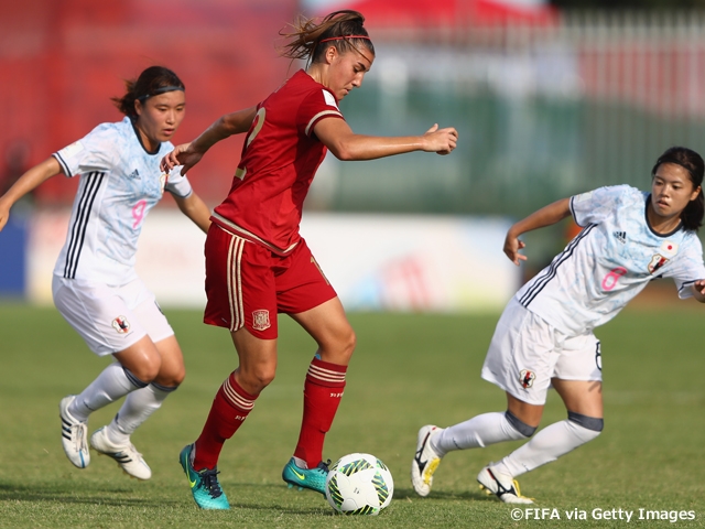 U-20日本女子代表　スペインとの第2戦に敗れ初黒星を喫す　FIFA U-20女子ワールドカップ パプアニューギニア2016