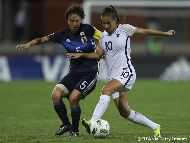 U-20日本女子代表、延長戦の末にフランスに惜敗3位決定戦へ　FIFA U-20女子ワールドカップ パプアニューギニア2016