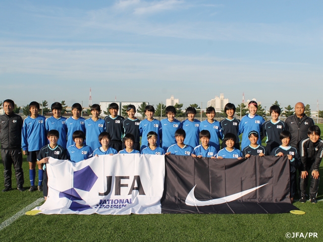 U-15 Japan Women’s Selection team kick off their training camp