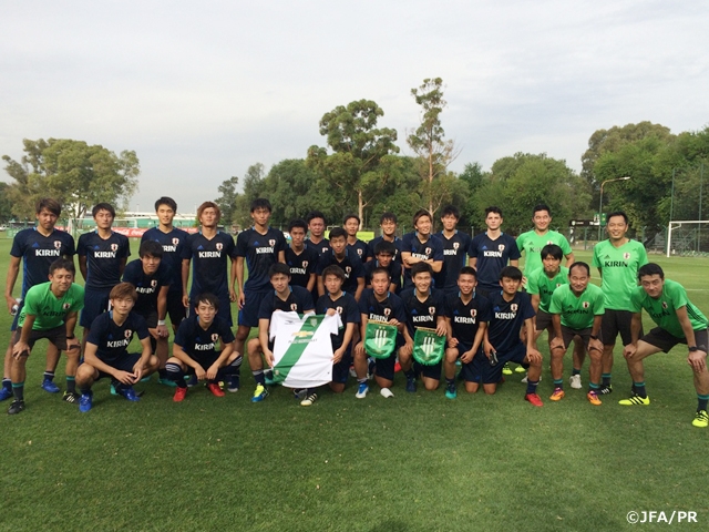 U-19日本代表　アルゼンチンで活動を開始