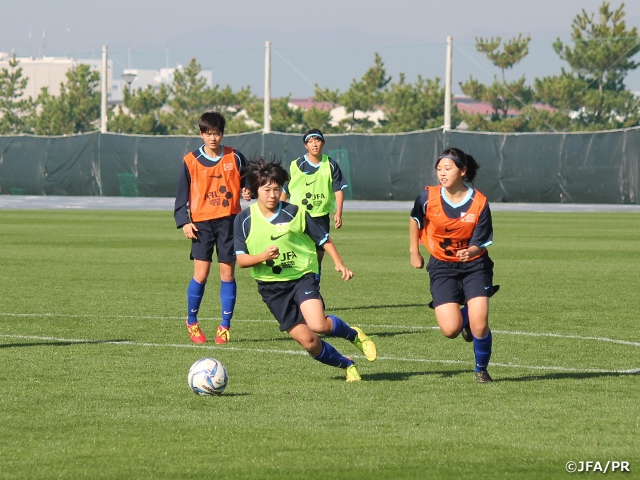 U-15日本女子選抜　トレーニングキャンプ2日目