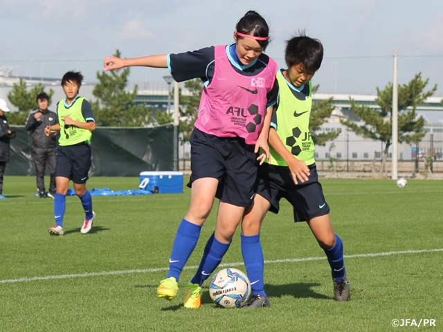 U-15日本女子選抜　トレーニングキャンプ全日程を終える
