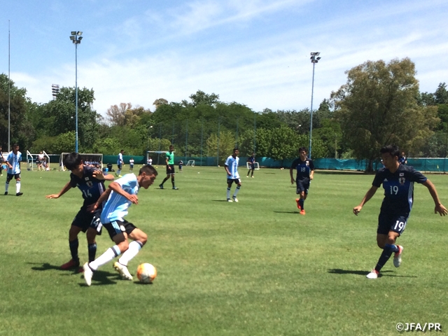 U-19 Japan National squad’s second friendly against U-19 Argentina