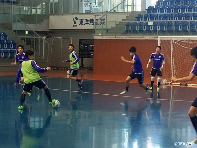 U-19 Japan futsal squad wrap up final training of the year