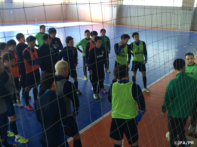 Japan futsal squad have their final day of the training camp