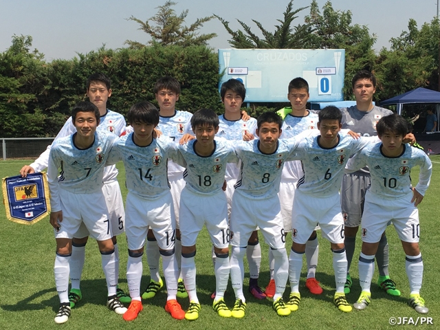 U-16 Japan squad fall short in second match of COPA UC 2016 in Chile