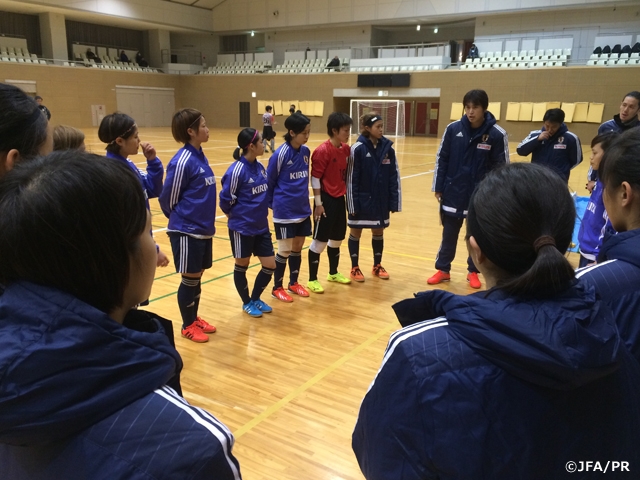フットサル日本女子代表候補　トレーニングキャンプ＠神奈川　1日目