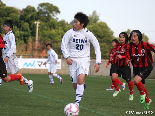 Quarter-finalists include Seiwa Gakuen in 25th All Japan High School Women's Football Championship