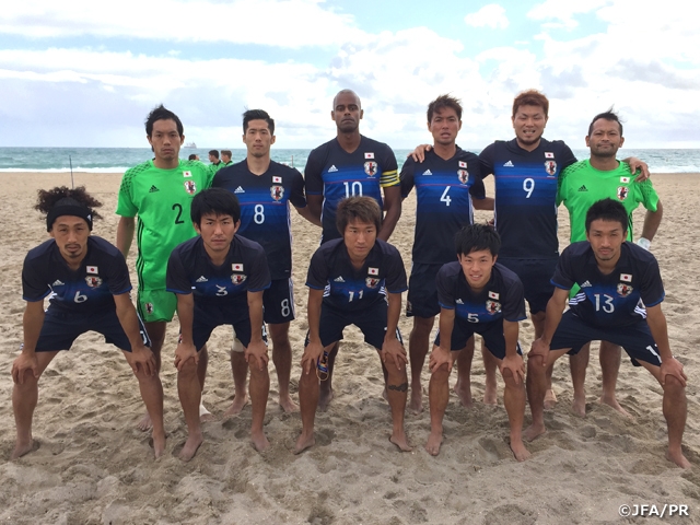 ビーチサッカー日本代表　アメリカ・コスタリカ遠征　5-0でアメリカに勝利