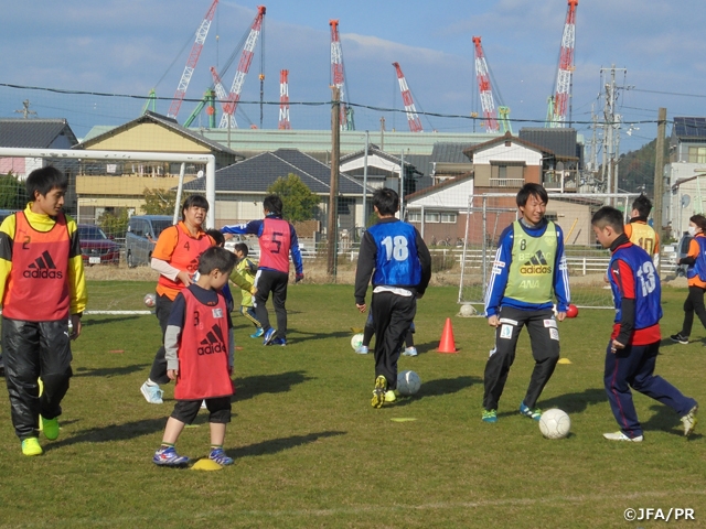 障がい児サッカー教室 今治で開催