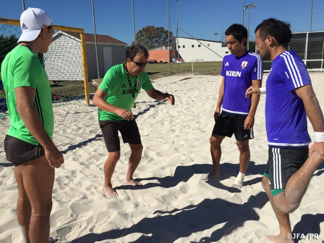 Japan National Beach Soccer Team's USA & Costa Rica trip report (19 January)