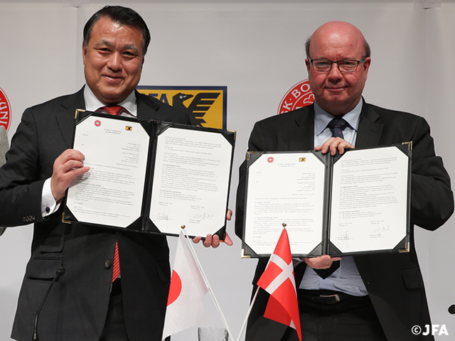 JFA signs on partnership with Denmark