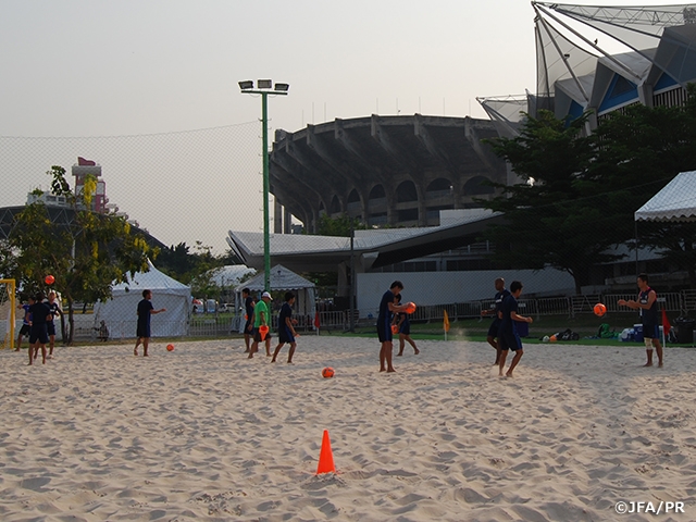 ビーチサッカー日本代表 タイ遠征での活動がスタート