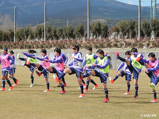 U-16日本女子代表候補　トレーニングキャンプ東日本　トレーニング開始