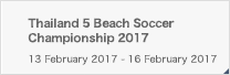 Thailand 5 Beach Soccer Championship 2017