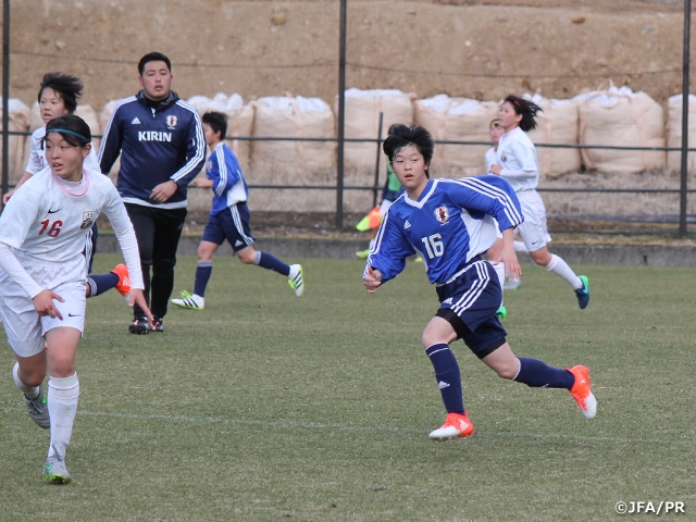 U-16日本女子代表候補　トレーニングキャンプ東日本　練習試合で全日程を終える