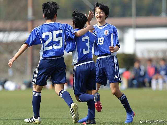 U-15日本代表候補　静岡トレーニングキャンプ　初のトレーニングマッチで2連勝