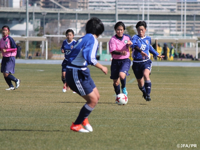 U-16日本女子代表候補　トレーニングキャンプ西日本　練習試合で全日程を終える