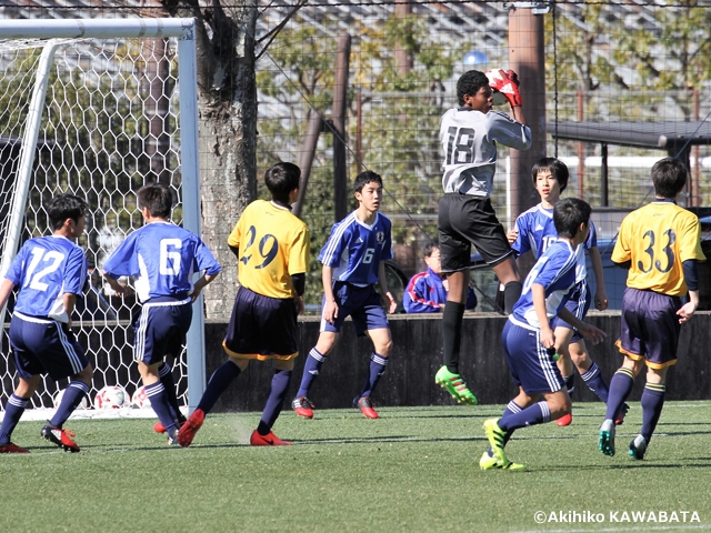 U-15日本代表候補　静岡トレーニングキャンプ　最終日もトレーニングマッチを2試合実施