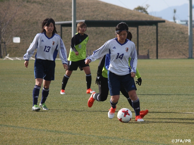 U-19日本女子代表候補 伊賀FCくノ一とのトレーニングマッチに勝利