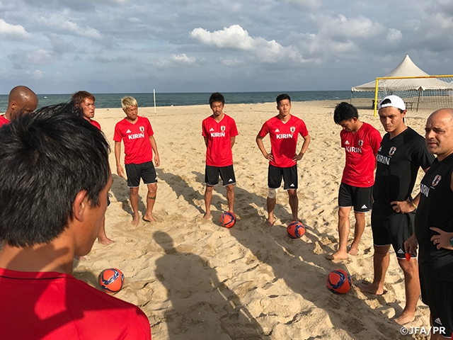 ビーチサッカー日本代表、マレーシアで始動 AFCビーチサッカー選手権