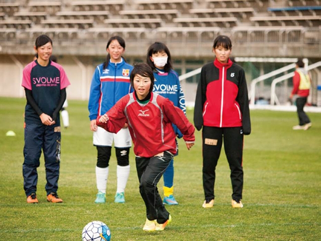 JFAガールズサッカーフェスティバル 宮城県利府町のみやぎ生協めぐみ野サッカー場に、186人が参加！