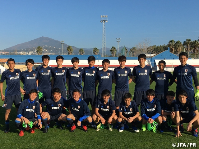 U-17日本代表スペイン遠征　2勝3分けで遠征を終える