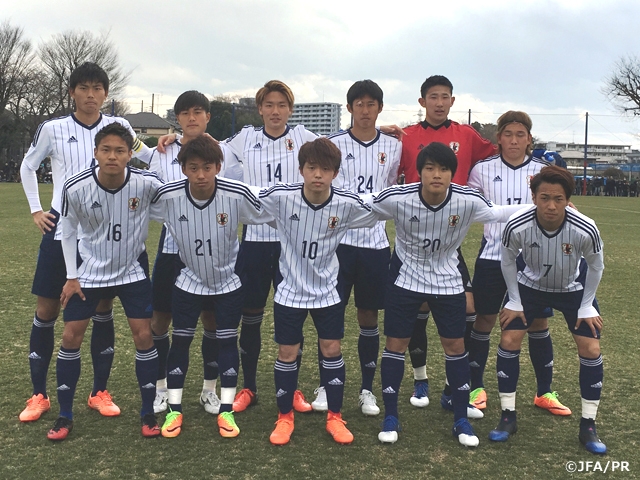U-20日本代表候補、FC東京サテライトを相手に2-0で勝利