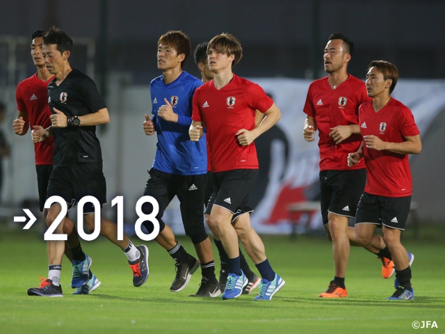 SAMURAI BLUE、全員揃って調整