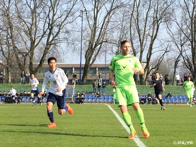 U-20日本代表　MSV Duisburgに4-0で快勝