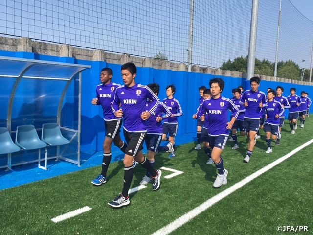 U-15 Japan National Team Europe Tour: Start training for 14th Delle Nazioni Tournament