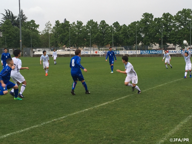 U-15日本代表 第14回デッレナツィオーニトーナメント第2戦vs U-15イタリア代表