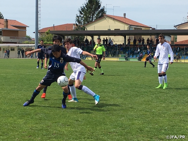 U-15日本代表 第14回デッレナツィオーニトーナメント 5位・6位決定戦 vs U-15イタリア代表