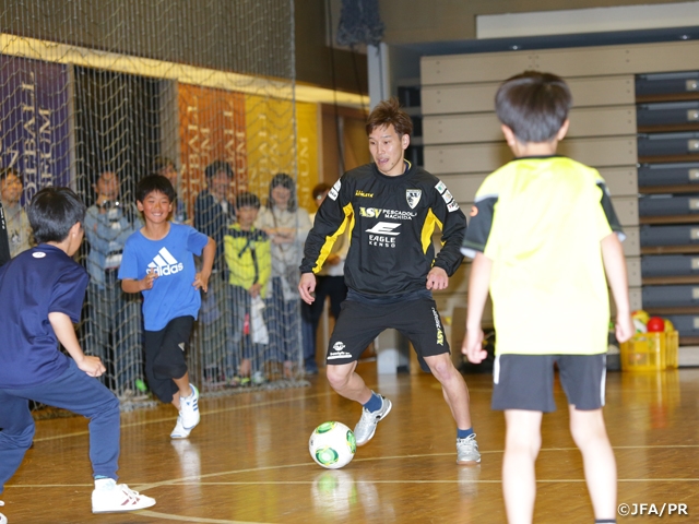 日本サッカーミュージアムでフットサル体験イベントを実施（5/5フットサルの日）